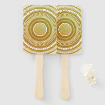 Goud en Glitter Mandala