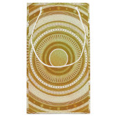 Goud en Glitter Mandala Klein Cadeauzakje (Achterkant)