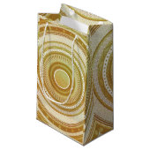Goud en Glitter Mandala Klein Cadeauzakje (Voorkant Gekanteld)