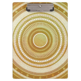Goud en Glitter Mandala Klembord