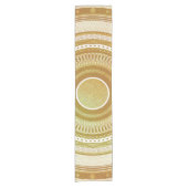 Goud en Glitter Mandala Korte Tafelloper (Voorkant)