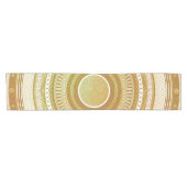 Goud en Glitter Mandala Korte Tafelloper (Horizontaal)