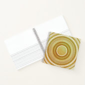 Goud en Glitter Mandala Notitieboek (Binnen)