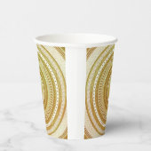 Goud en Glitter Mandala Papieren Bekers (Rechts)