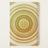Goud en Glitter Mandala Planner (Achterkant)