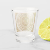 Goud en Glitter Mandala Shot Glas (Achterkant)
