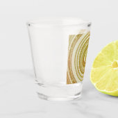 Goud en Glitter Mandala Shot Glas (Links)