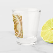 Goud en Glitter Mandala Shot Glas (Rechts)