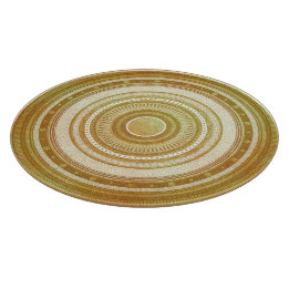 Goud en Glitter Mandala Snijplank