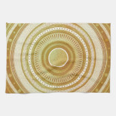 Goud en Glitter Mandala Theedoek (Horizontaal)