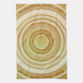 Goud en Glitter Mandala Theedoek (Verticaal)