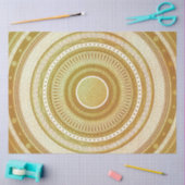 Goud en Glitter Mandala Tissuepapier (Craft)