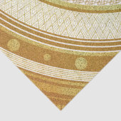 Goud en Glitter Mandala Tissuepapier (Detail)