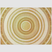Goud en Glitter Mandala Tissuepapier (Voorkant)