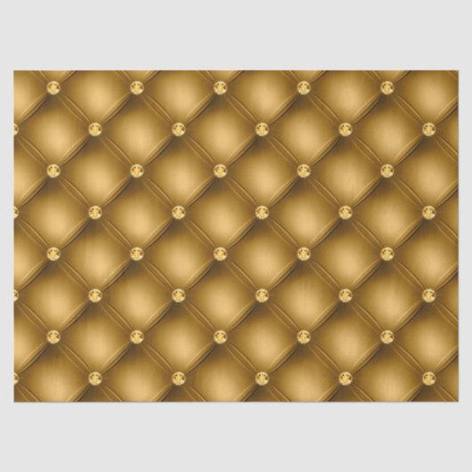Goud en Goud Geplooid Tissuepapier (Voorkant)