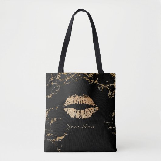 Goud en gouden bollen maken tote bag (Voorkant)