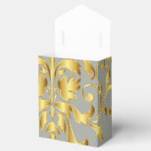 Goud en goudkleurige goudbruidsdoos bedankdoosjes (Geopend)