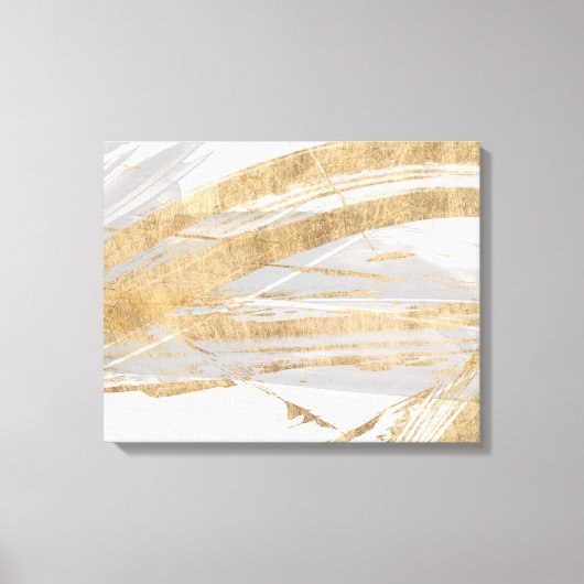 Goud en grijs canvas afdruk (Voorkant)