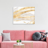 Goud en grijs canvas afdruk (Insitu (Woonkamer))