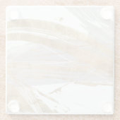 Goud en grijs glazen onderzetter (Achterkant)