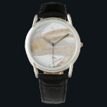 Goud en grijs horloge<br><div class="desc">Gold & Grey II van Studio W. Biedt grijze en goudlijnen tegen een witte achtergrond.</div>