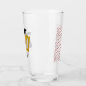 Goud en Grijs Klas van 2027 Foto Afstuderen Glas (Links)