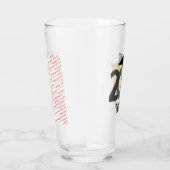 Goud en Grijs Klas van 2027 Foto Afstuderen Glas (Rechts)