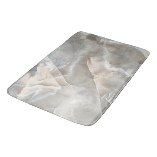 Goud en Grijs Marmer Badmat (Gekanteld)