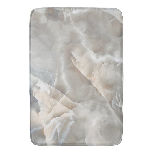 Goud en Grijs Marmer Badmat (Voorkant Verticaal)