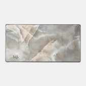 Goud en Grijs Marmer Bureaumat (Voorkant)