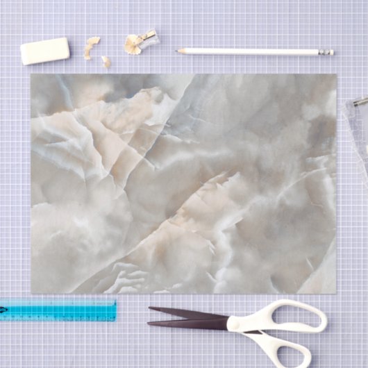 Goud en Grijs Marmer Tissuepapier (Craft)