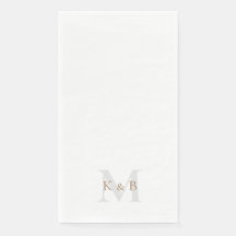 Goud en grijs Monogram wit