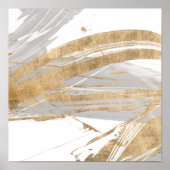 Goud en grijs poster (Voorkant)