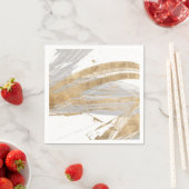 Goud en grijs servet (Insitu)