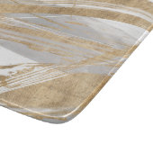 Goud en grijs snijplank (Hoek)