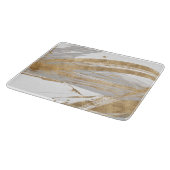 Goud en grijs snijplank (Hoek)