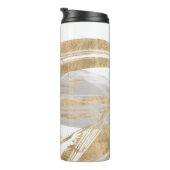 Goud en grijs thermosbeker (Geroteerd rechts)