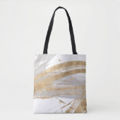 Goud en grijs tote bag (Voorkant)