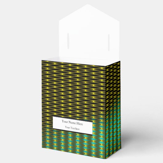 Goud en groen bedankdoosjes (Geopend)