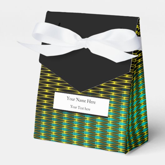 Goud en groen bedankdoosjes (Voorkant Zijde)