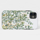 Goud en groen botanische eucalyptusbladeren Case-Mate iPhone case (Achterkant (horizontaal))
