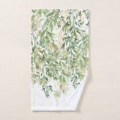 Goud en groen decoratief Plant Handdoek (Handdoek)