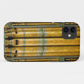 Goud en groen orgaankanaal iPhone 11 zwaar hoesje (Achterkant (horizontaal))