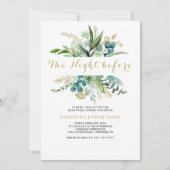  Goud en Groene Eucalyptus De Nacht Voor Kaart (Voorkant)