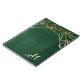 Goud en Groene Jungle Web Notitieboek (Linkerzijde)