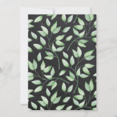 Goud en Holly | Geometrisch kerstbord Kaart (Achterkant)