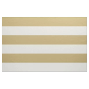 Goud en ivoor brede strepen op grote schaal stof