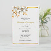 Goud en Ivoor Orthodox Christelijk Vrijgezellenfee Kaart (Staand voorkant)