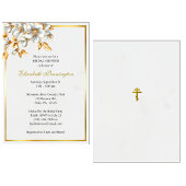 Goud en Ivoor Orthodox Christelijk Vrijgezellenfee Kaart