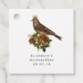 Goud en Koper  Chic Bedankjes Labels (Voorkant)